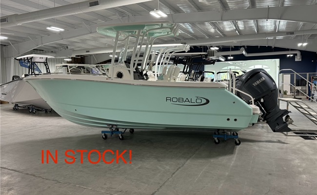 2025 Robalo R232 Explorer Seafoam